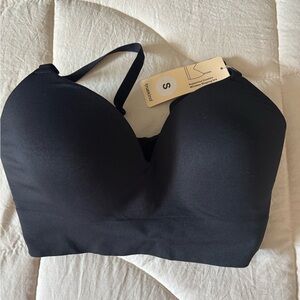 Truekind Seamless Black Wireless Bra